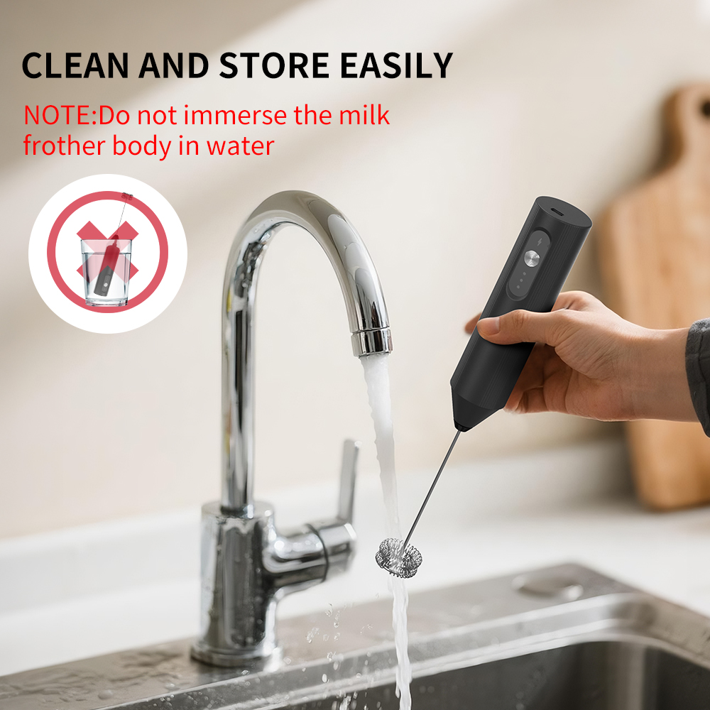 White Multi-function USB Elect - đánh giá và giá Electric Milk Frother Handheld