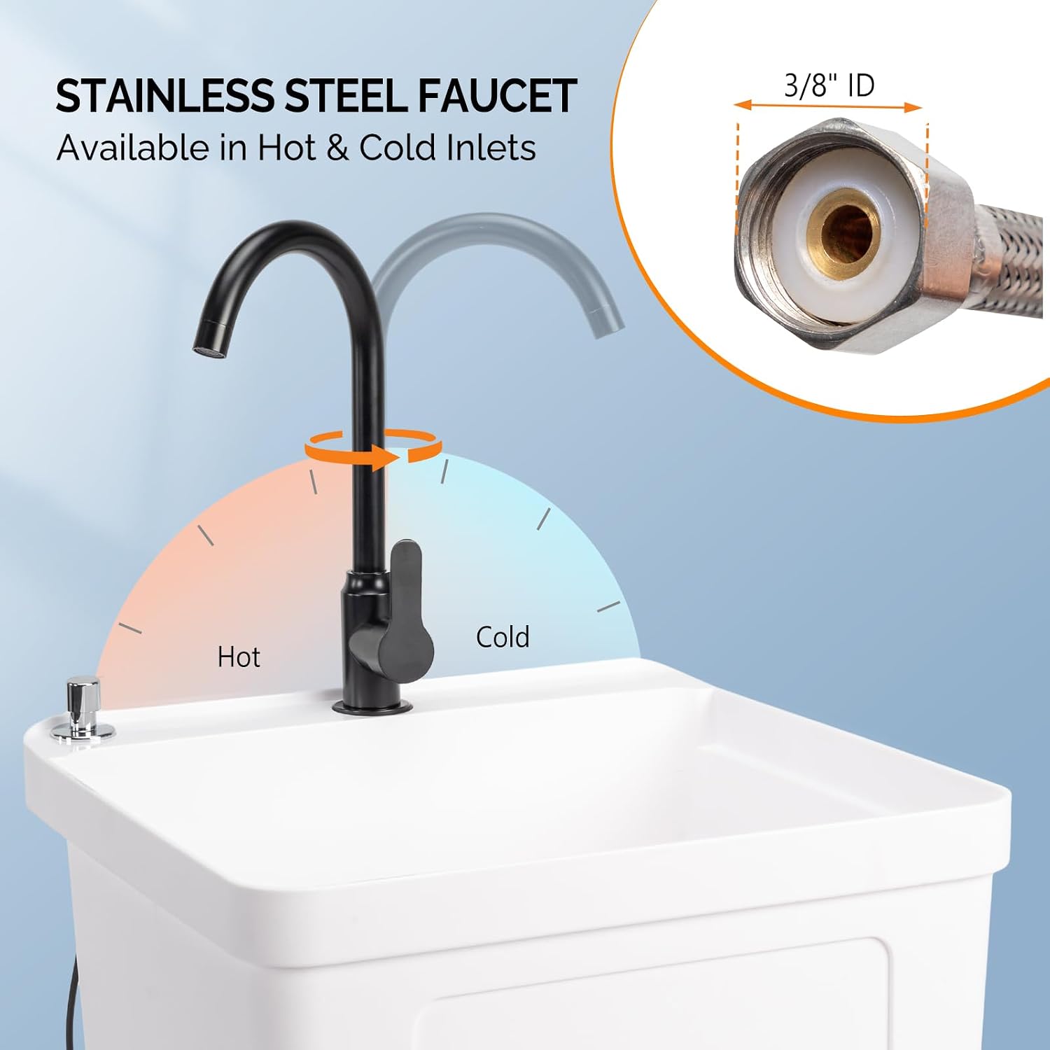 13-Gallon Utility Sink Laundry - đánh giá và giá Laundry